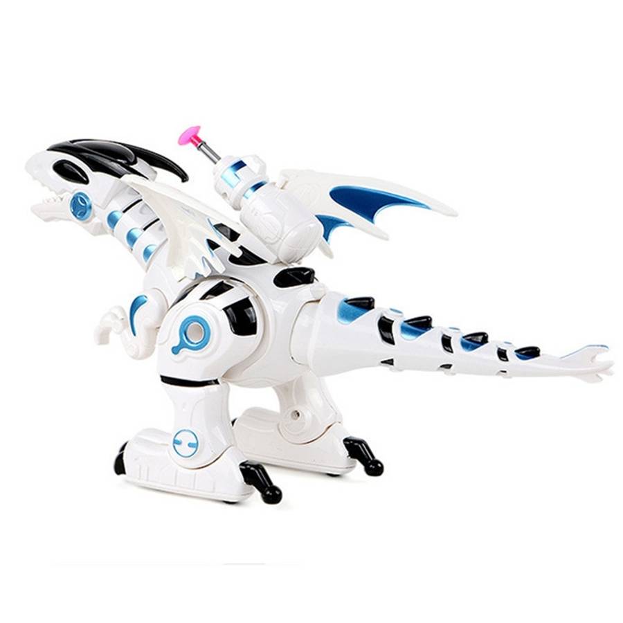 Electric Mechanical Fighting Dinosaur Children Dinosaur Model Toy, Support Walking &amp; Lighting...