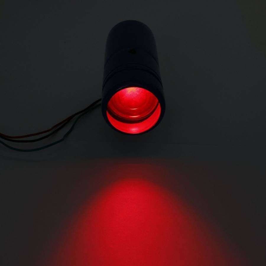 Universal Car / Motorcycle Red Light Led Adjustable Tachometer RPM Tacho Gauge Pro Shift Light