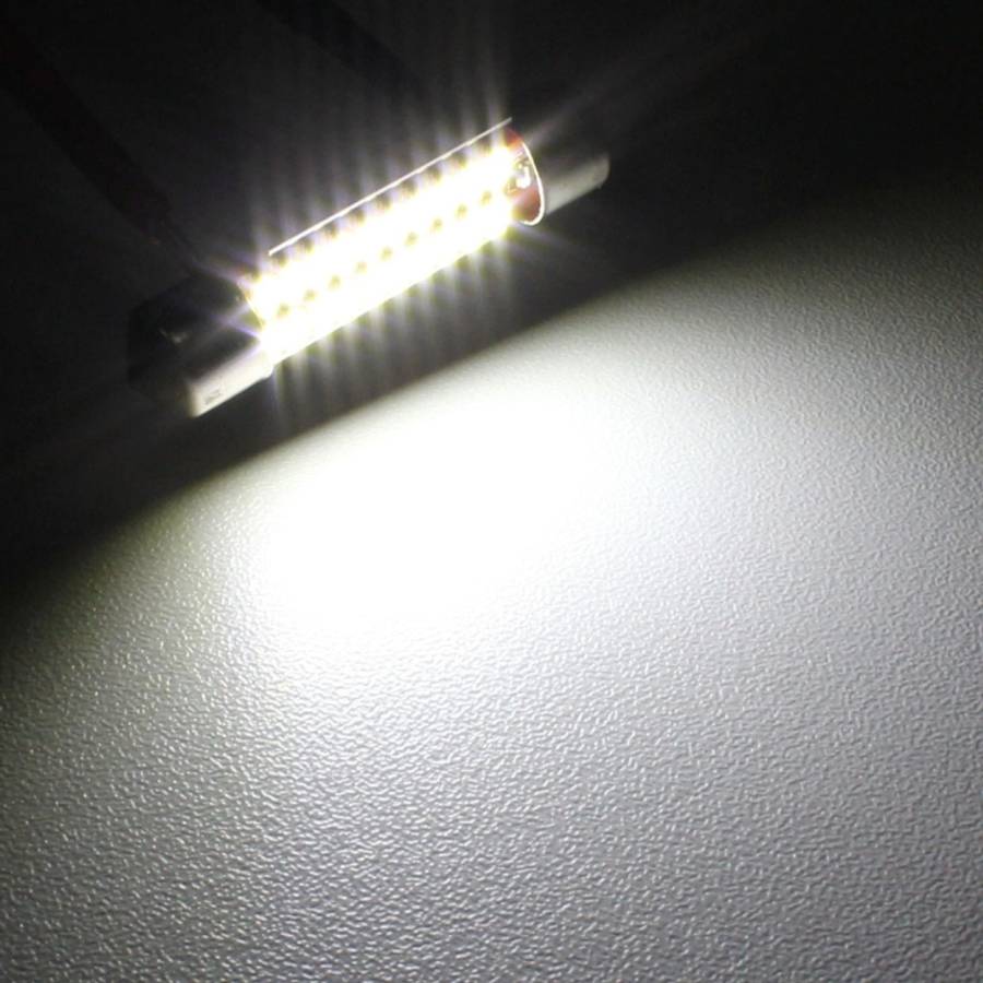 2 PCS Festoon 39mm 2W 200LM White Light 20 LED SMD 4014 Error Free License Plate Lights Car Light...