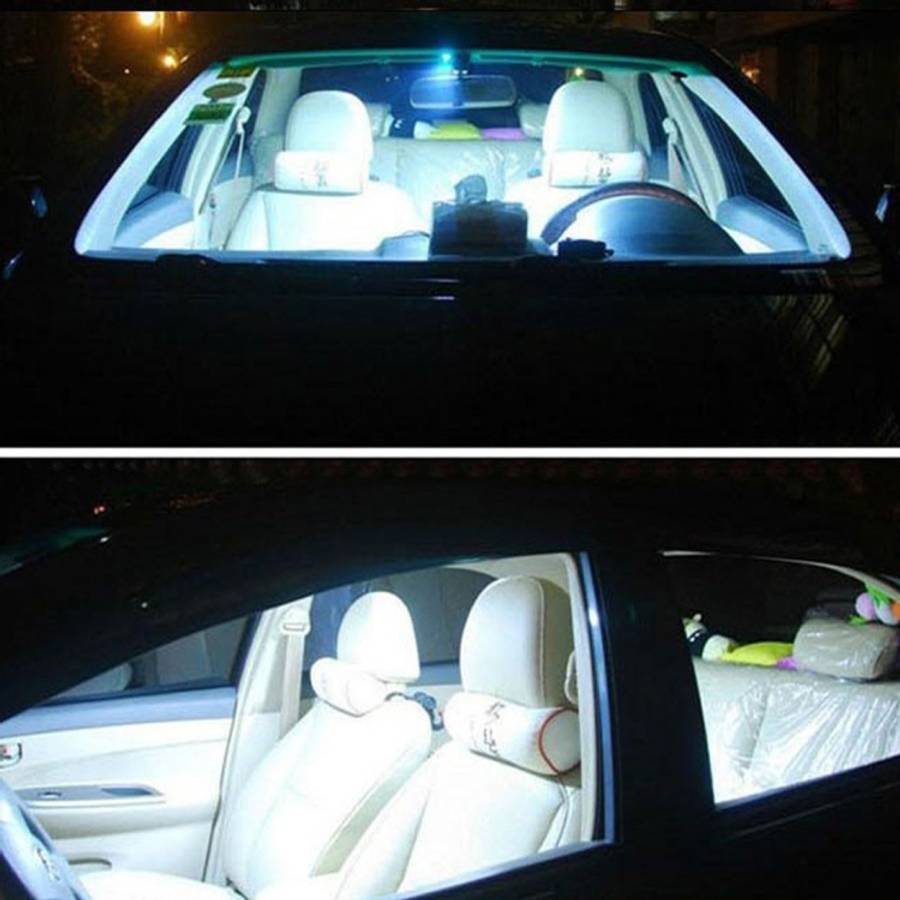 2 PCS 41mm 2W 240LM White Light 24 LED SMD 4014 Error Free License Plate Lights Car Light Bulb