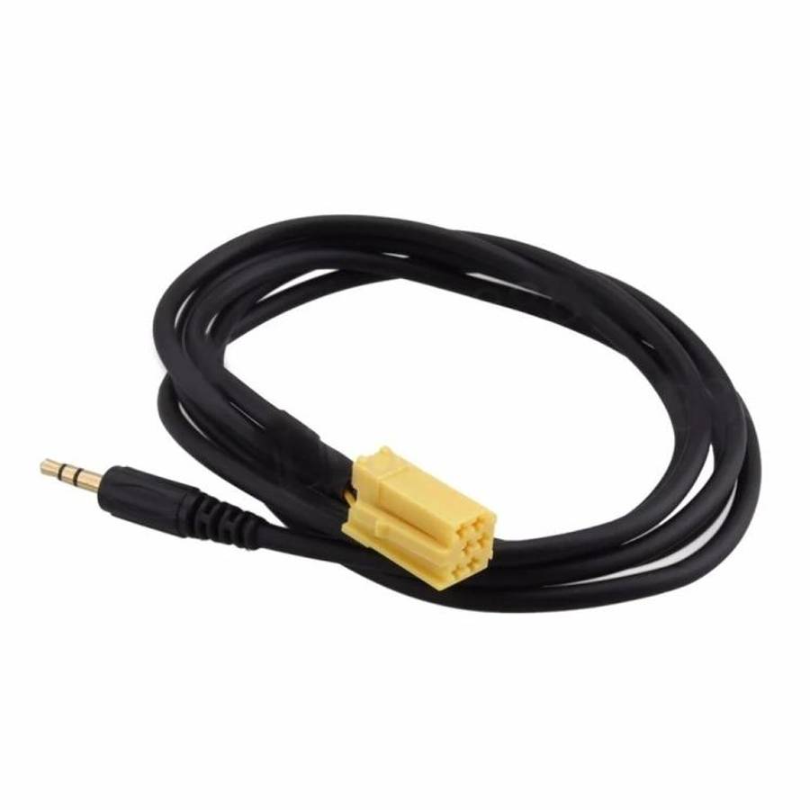 Car Audio AUX Adapter Cable + Tool for Alpine / Fiat / Lancia Buchse Stecker