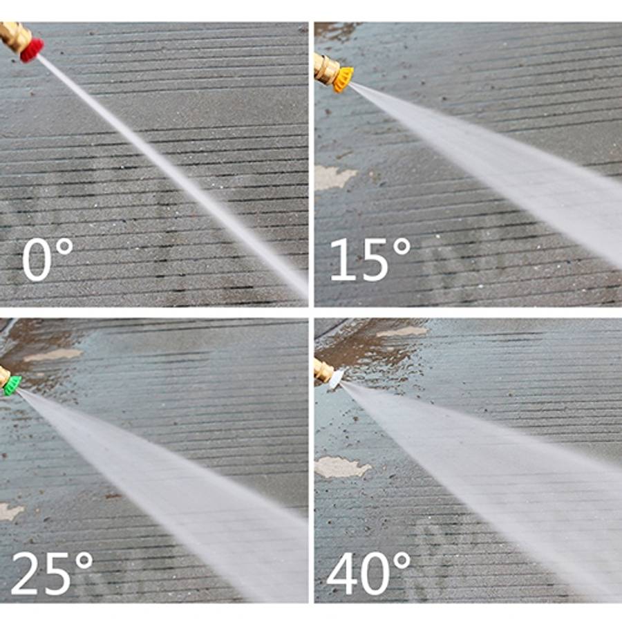 High Pressure Car Wash Gun Jet Nozzle Washer Accessories, Nozzle Angle: 25 Degree
