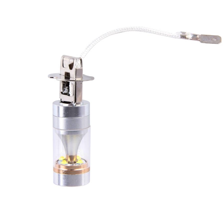 2 PCS H3 30W 350 LM 6000K White Light 6 LED Car Fog Light Bulb, DC 12V