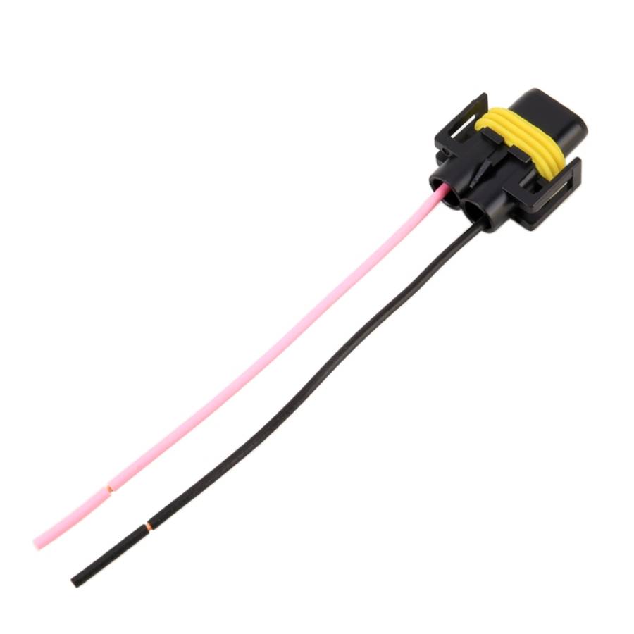 H11 Bulb Holder Base Male Socket with Wire