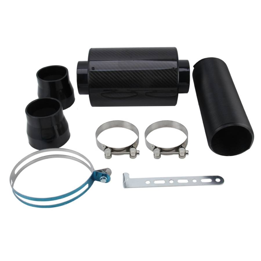 Universal Air Intakes Short Cold Racing Aluminium Air Intake Pipe Hose High Flow Cold Air Extensi...