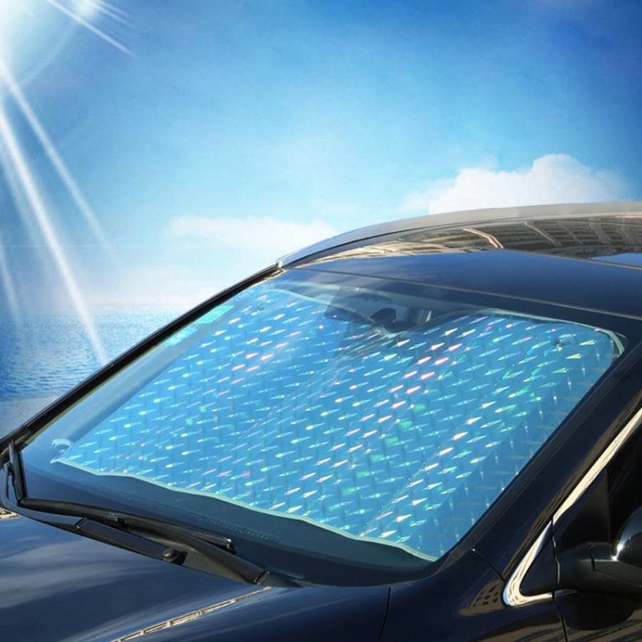 Sun Shade Hatchback Car Windshield Visor Cover Block Front Window Sunshade UV Protect, Size: 130 ...