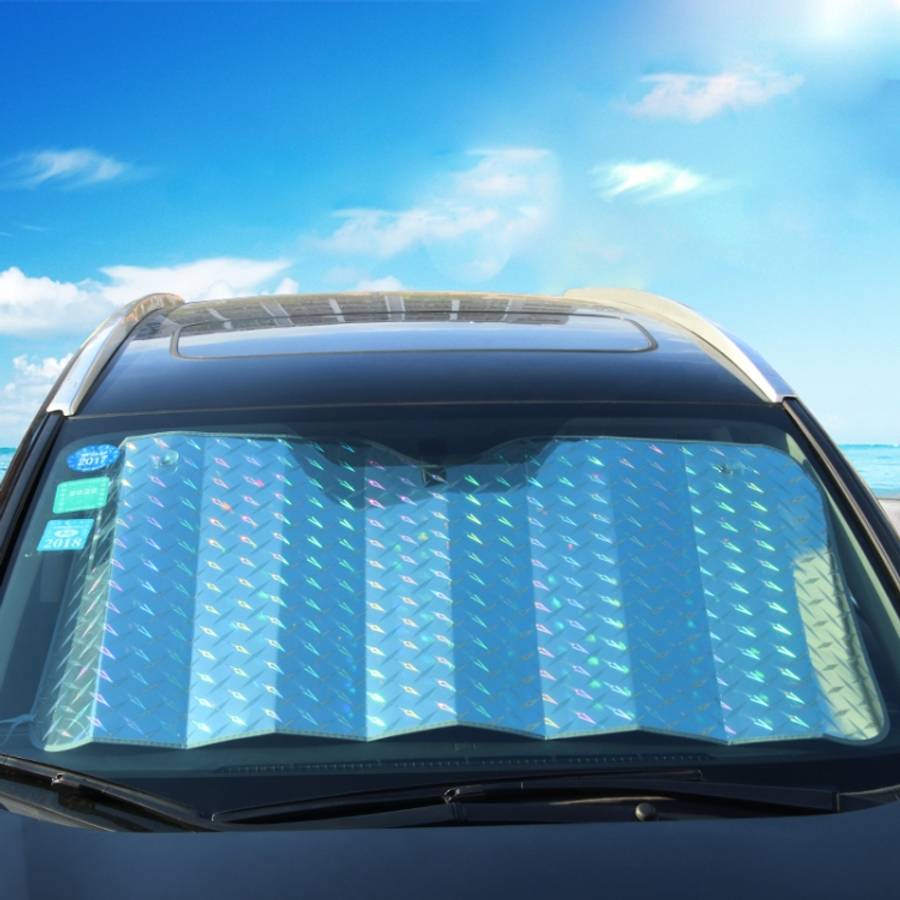 Sun Shade Hatchback Car Windshield Visor Cover Block Front Window Sunshade UV Protect, Size: 130 ...