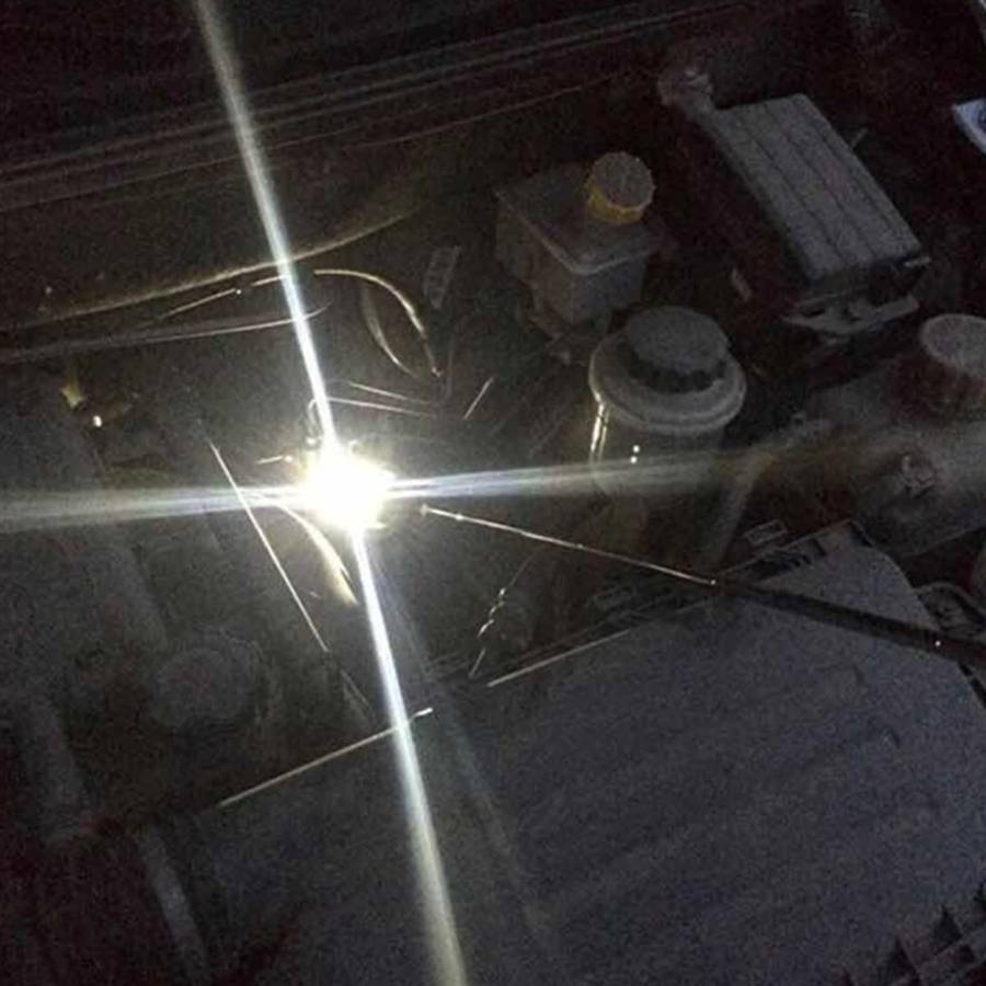 Retractable Vehicle Car Chassis Telescoping Inspection Mirror with 1 PCS 3mm LED Light, Mirror Di...