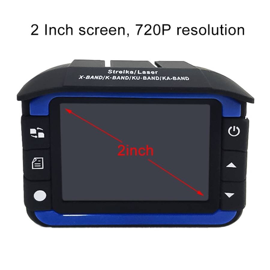 HD 720P 2.4 inch Video Camera Recorder DVR + Radar Detector, SQ Program, Support G-sensor / Night...