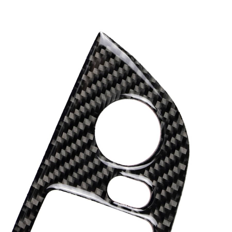 Car Carbon Fiber Window Lift Panel Without Folding Key Solid Color Decorative Sticker for BMW Z4 ...