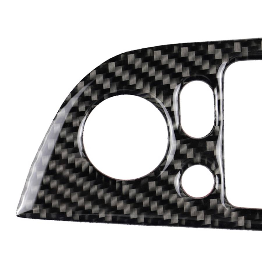 Car Carbon Fiber Window Lift Panel With Folding Key Soild Decorative Sticker for Left Drive BMW Z...