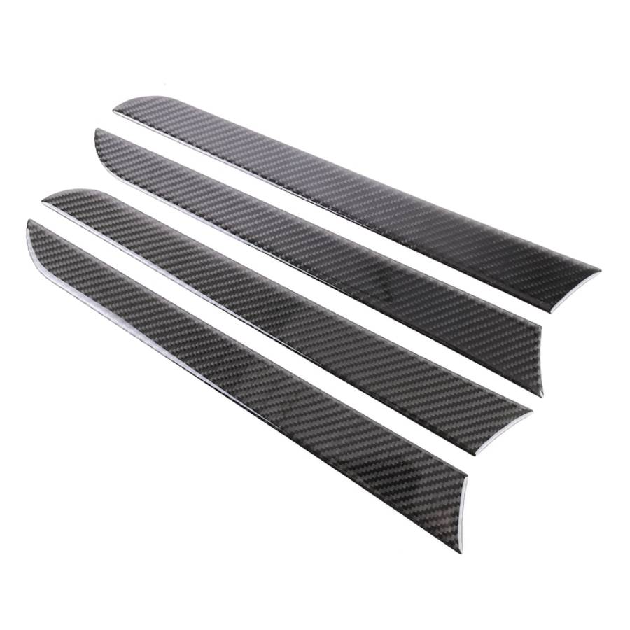 4 PCS Car Carbon Fiber Inner Door Panel Decorative Sticker for Audi A4L / A5 / Q5 2009-2016