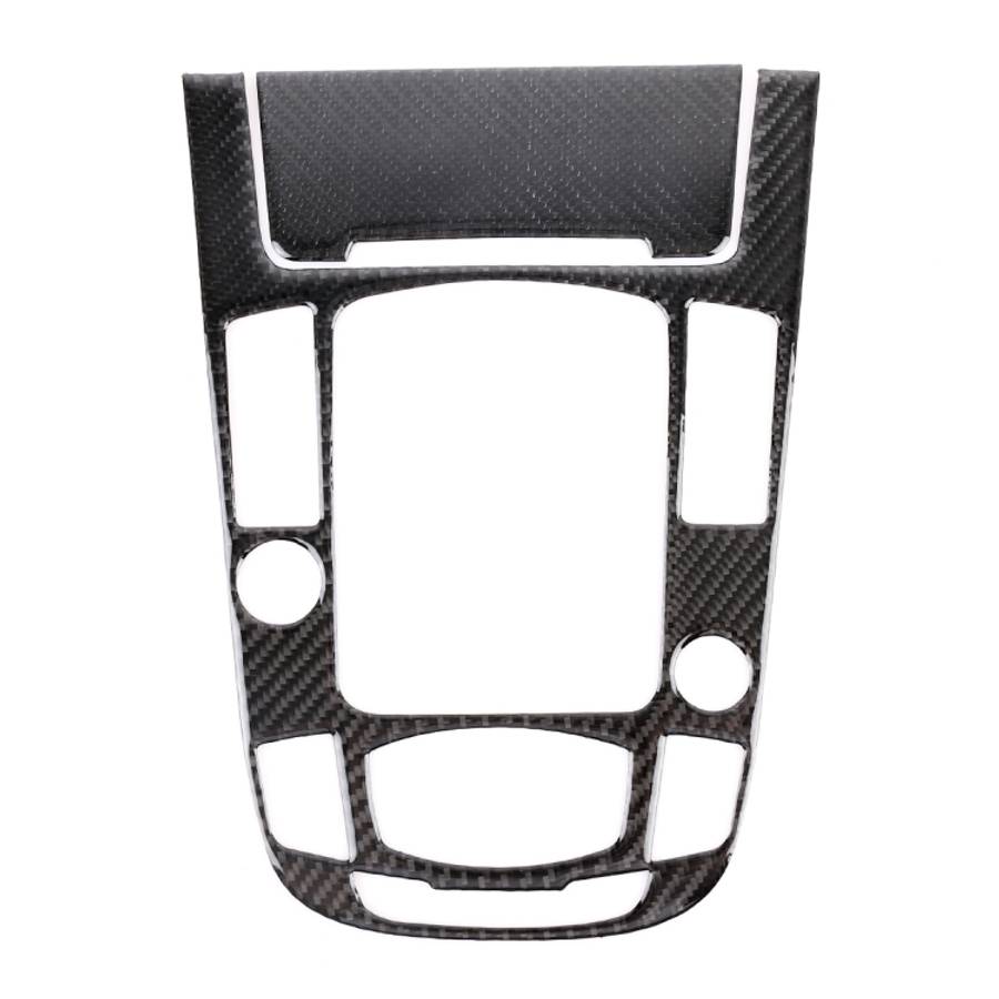 2 PCS Car Carbon Fiber Gear Panel Decorative Sticker for Audi A4L / A5 / Q5 2009-2016