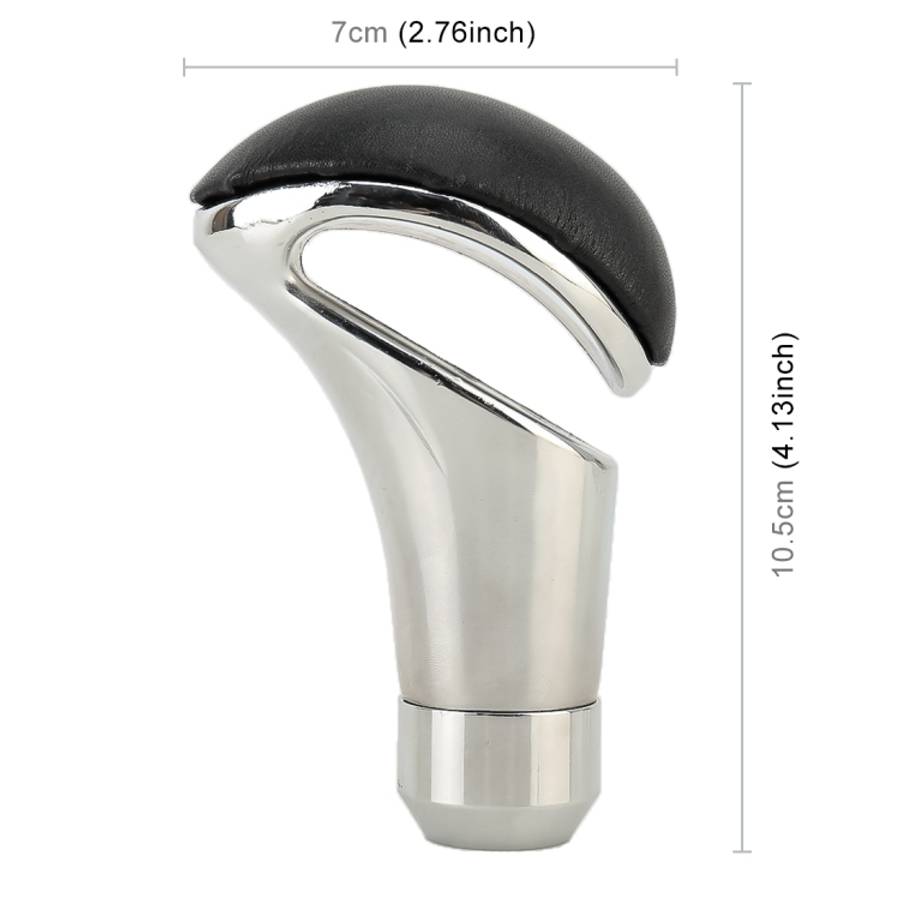 Universal Hollow Leather + Metal Car Gear Shift Knob