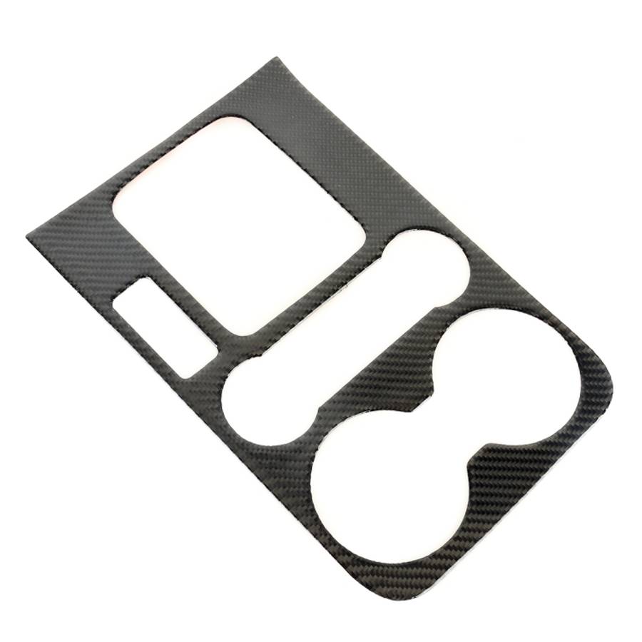 Car Carbon Fiber Gearshift Panel Frame Decorative Sticker for Volkswagen Touareg 2011-2018