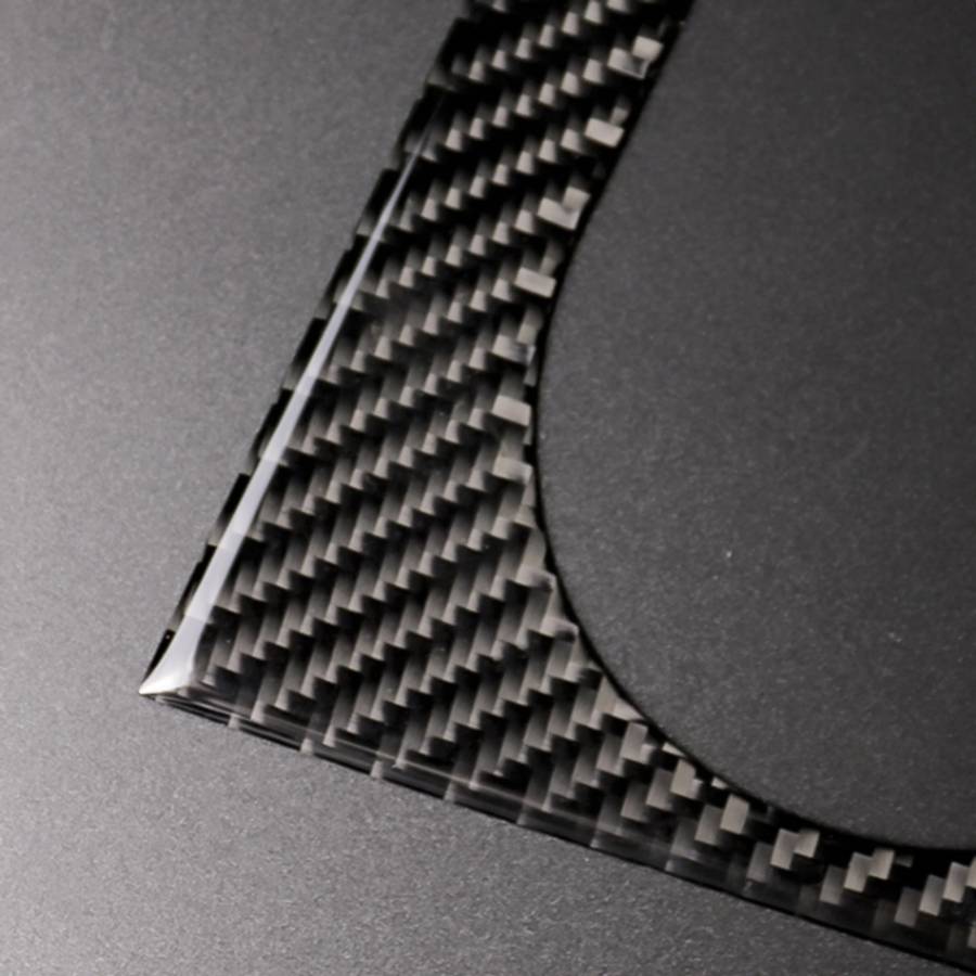 Car Carbon Fiber Gear Position Panel Decorative Sticker for Audi 2017-2018 A4L / 2017-2018 A5 / 2...
