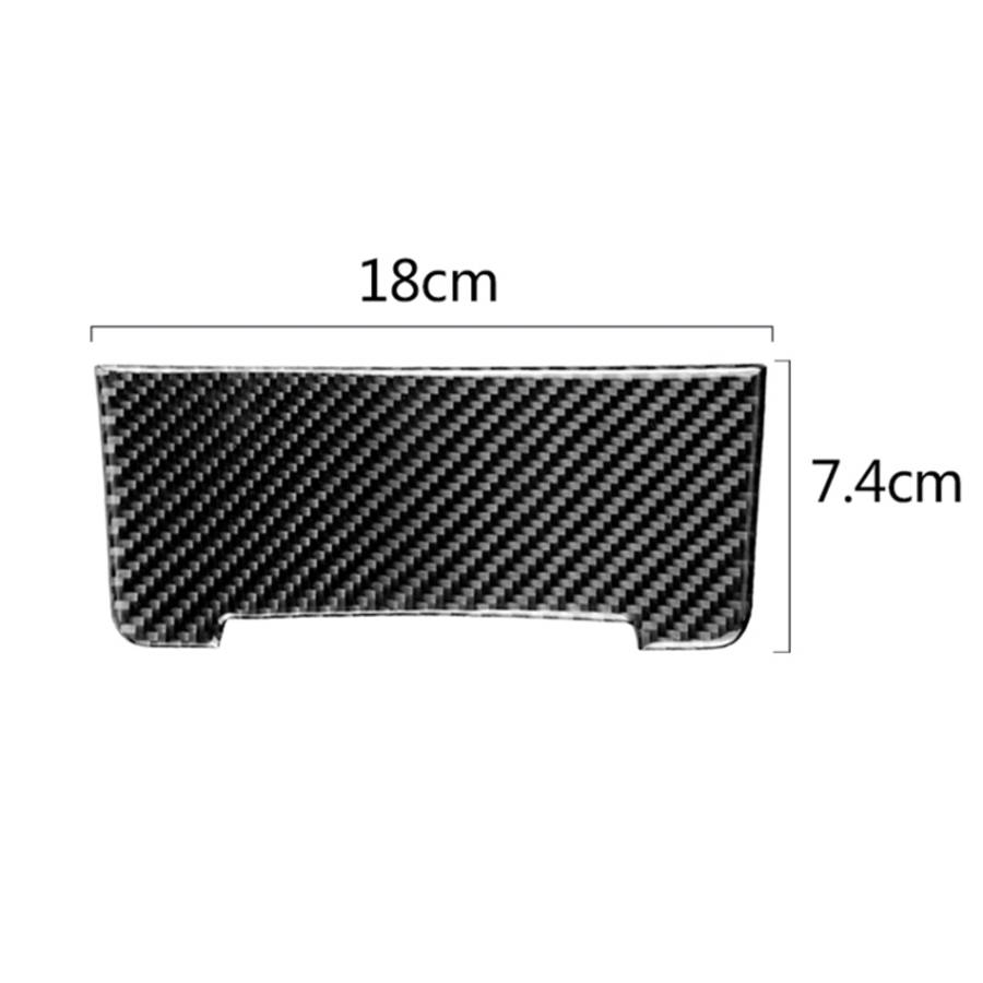 Car Carbon Fiber Storage Cigarette Lighter Panel Decorative Sticker for Audi 2010-2018 Q5 / 2009-...