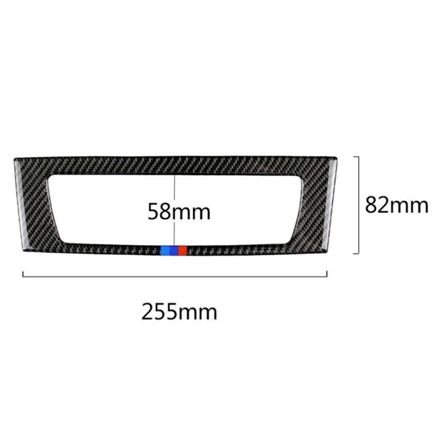 Car Carbon Fiber Central Control CD Panel Three Color Decorative Sticker for BMW Z4 2009-2015