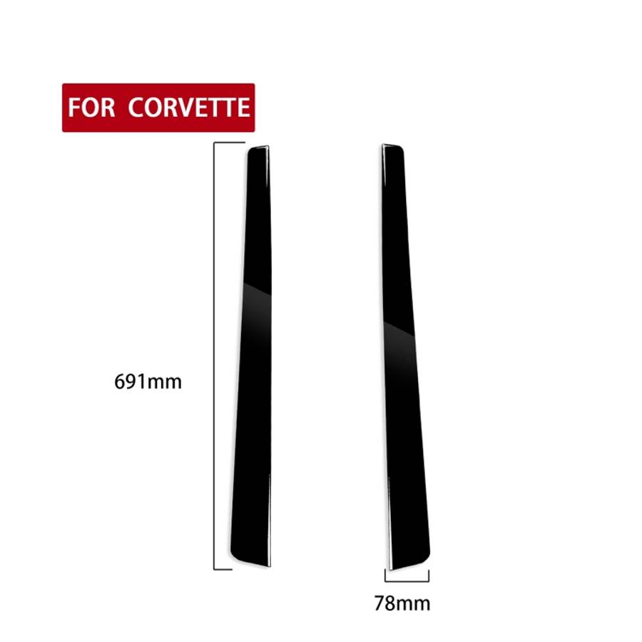 For Chevrolet Corvette C5 1998-2004 Car Threshold Decorative Sticker, Left Drive