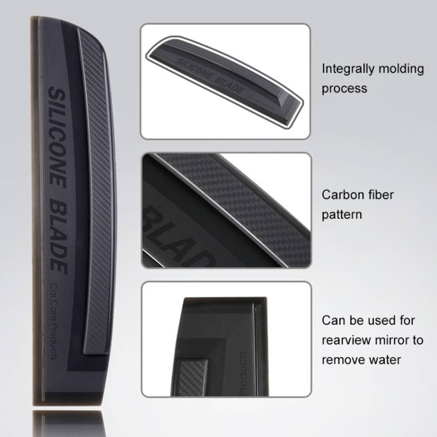 Car Cleaning Silicone Wiper I-shaped Water Scraper