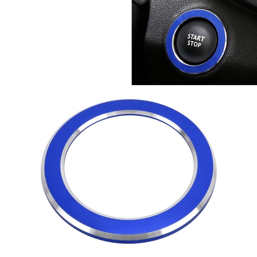 For Renault Metal Ignition Key Ring, Inside Diameter: 4.8cm, For Renault (Blue), For Renault (Red)