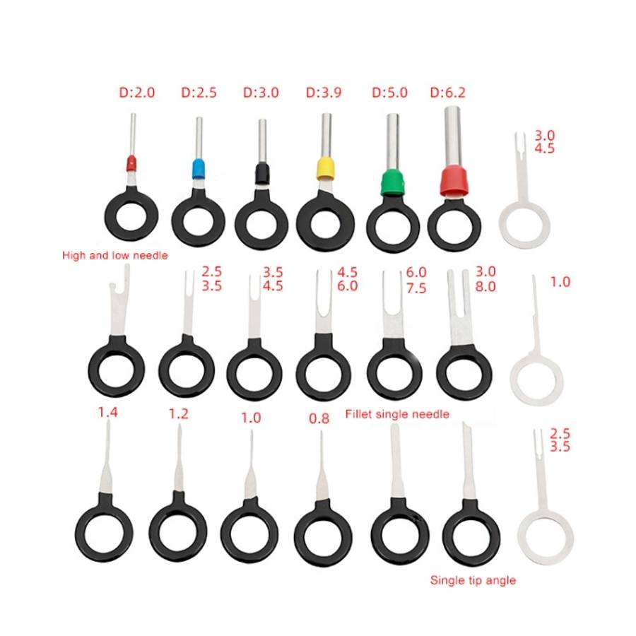 21 in 1 Car Plug Circuit Board Wire Harness Terminal Extraction Pick Connector Crimp Pin Back Nee...