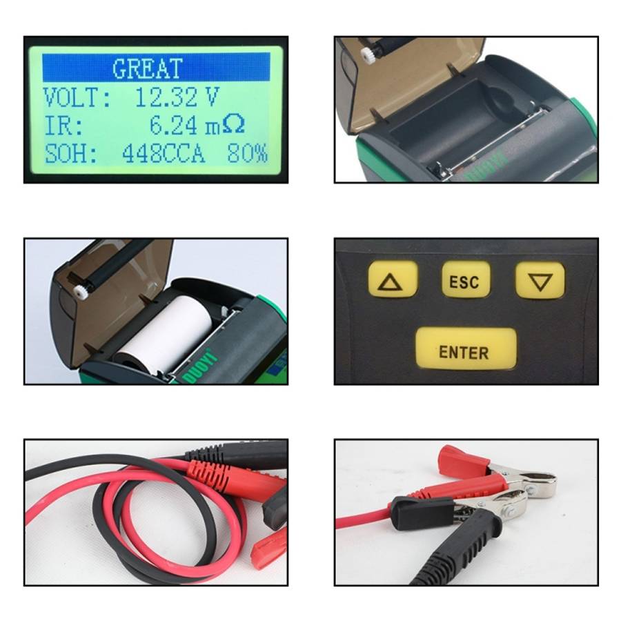 DUOYI DY2015B Car 12V Battery Tester