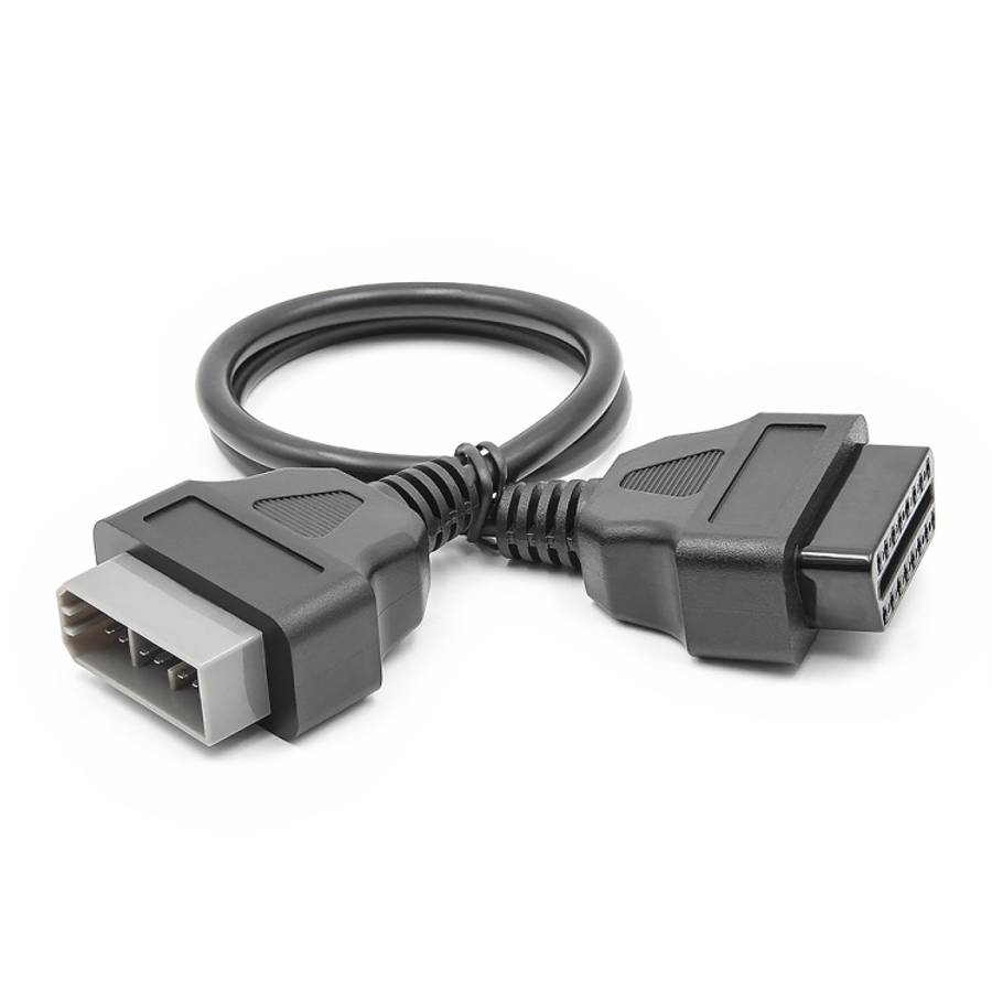 14Pin to 16Pin Car OBD2 Conversion Cable OBDII Diagnostic Adapter Cable for Nissan