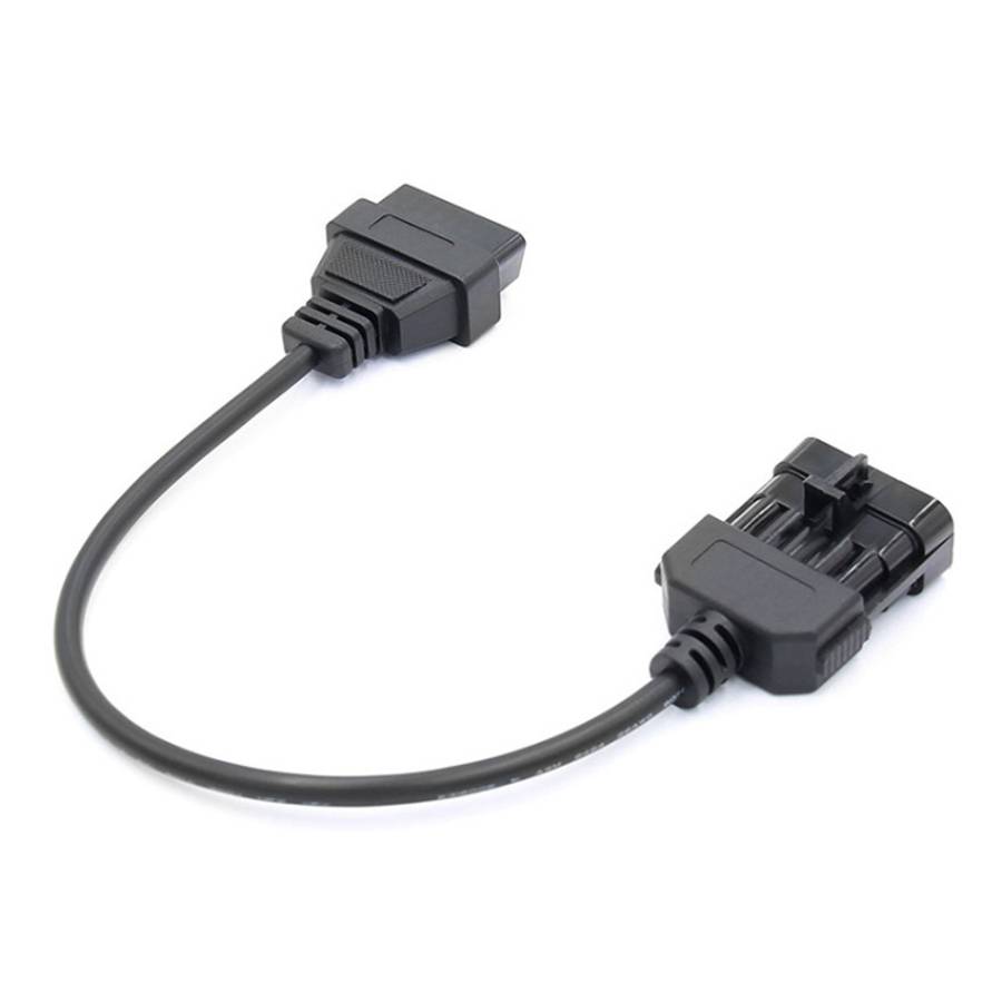 10Pin to 16Pin Car OBD2 Conversion Cable OBDII Diagnostic Adapter Cable for Opel