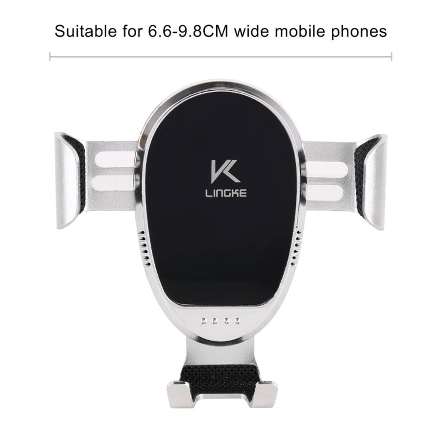 LINGKE Car Air Outlet Snap-in Gravity Mobile Phone Holder