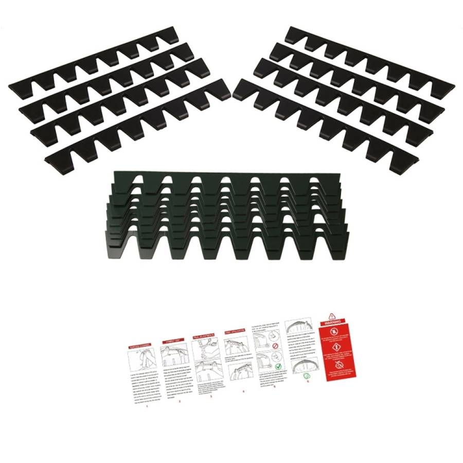 Car Modified Bumper Guard Kit Black