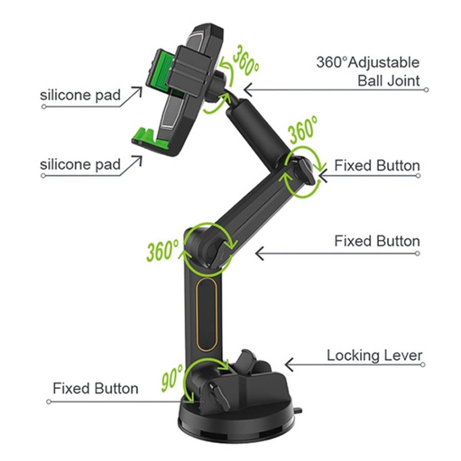 Truck Suction Cup Mobile Phone Holder