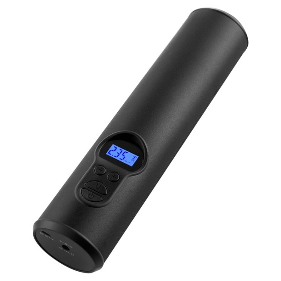 LCD Digital Display Rechargeable Portable Electric Air Pump With COB Light