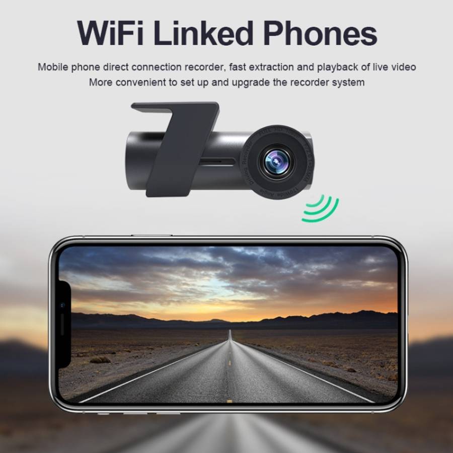 Car WiFi Dual Camera Hidden 360 Degree Rotation Car Driving Recorder