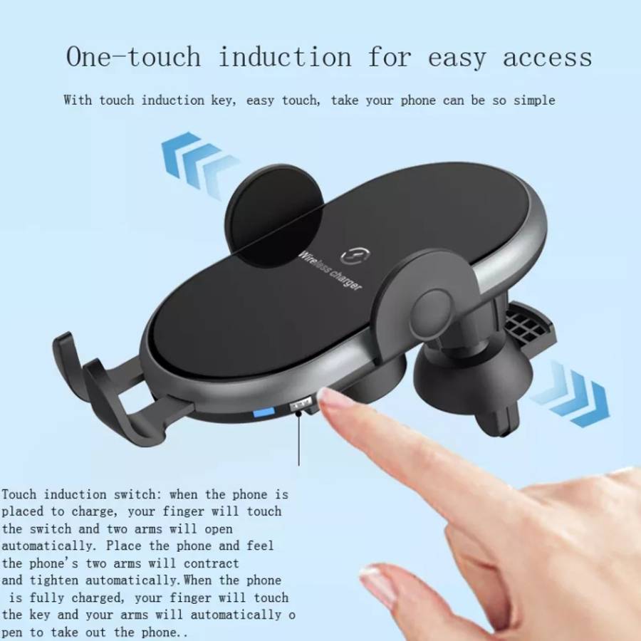 Car Smart Wireless Charger Phone Holder
