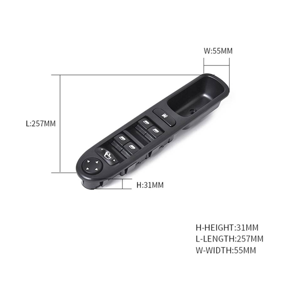 Car Auto Front Left Electronic Window Master Control Switch Button 6554.KT for Peugeot 307
