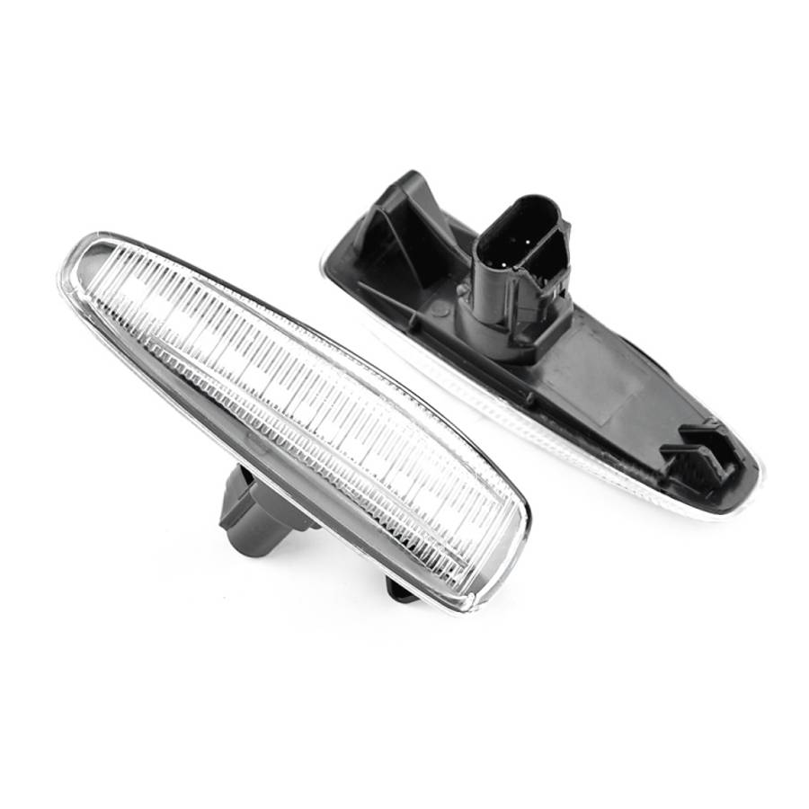 2pcs For Mitsubishi Lancer 2008-2018 Car Dynamic LED Fender Side Light, For Mitsubishi Lancer 200...