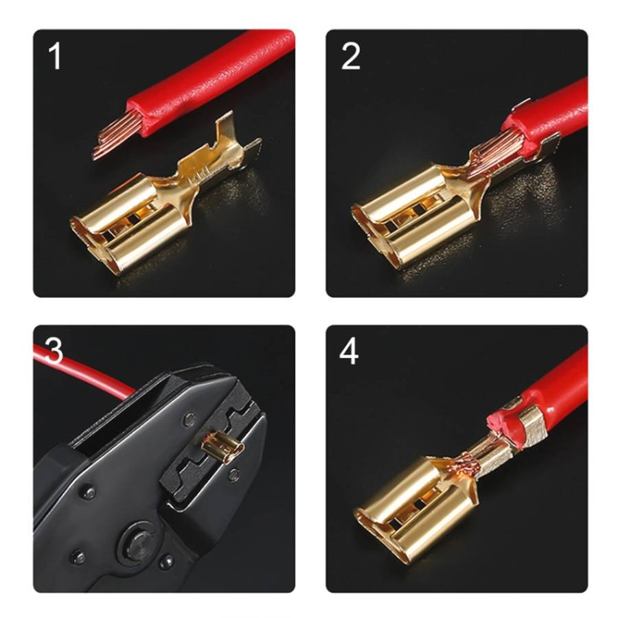 1000 in 1 Cable Spade Plug Connector DIY Terminal Connectors