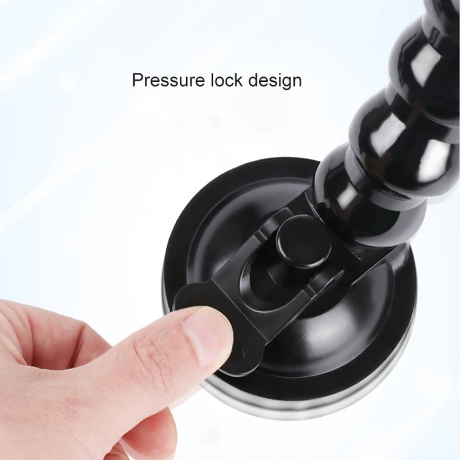 Extended Suction Cup Jaws Flex Clamp Mount with Cold Shoe Phone Clamp, Extended Suction Cup Mount...