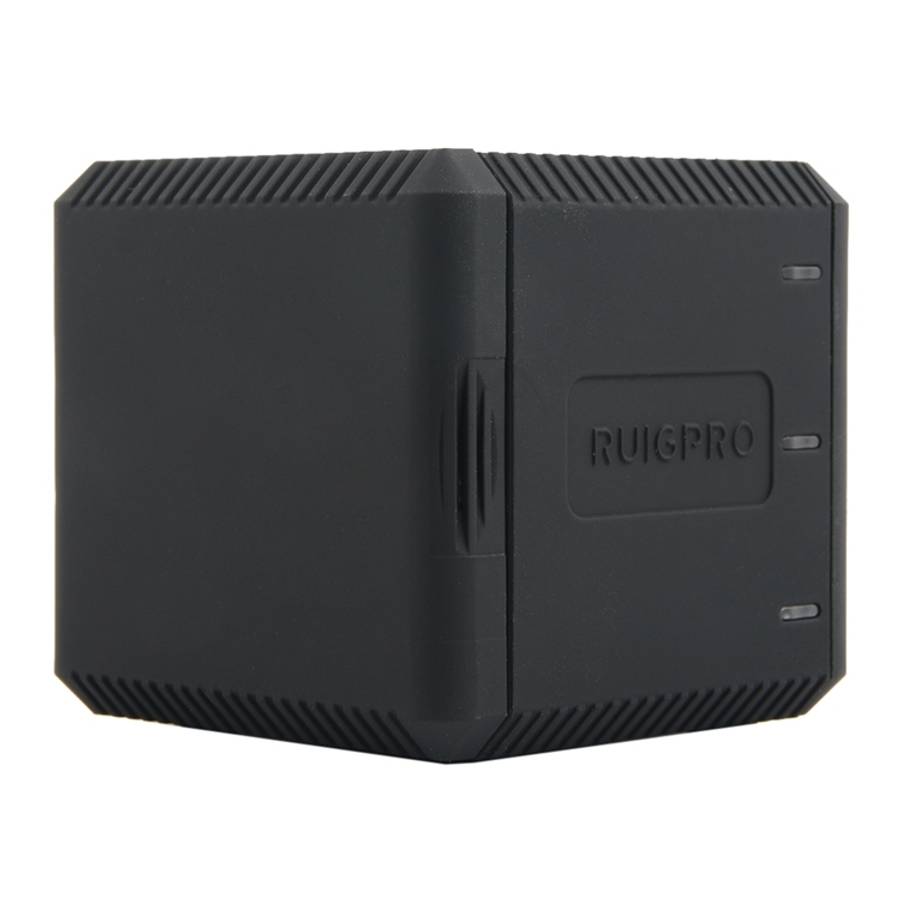 RUIGPRO USB Triple Batteries Housing Charger Box with USB Cable &amp; LED Indicator Light for GoP...