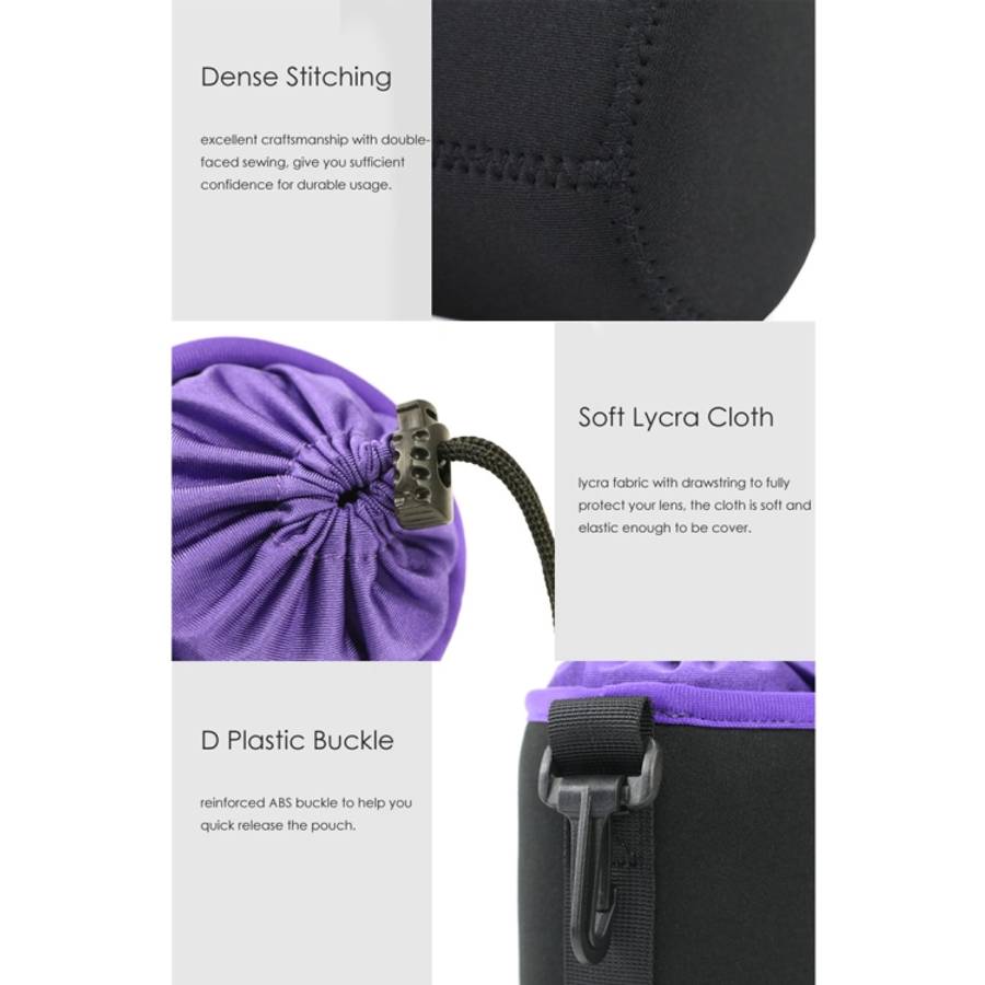 SLR Camera Lens Bag Micro Single Lens Bag Lens Inner Bile Bag Waterproof Protective Case Plus Vel...