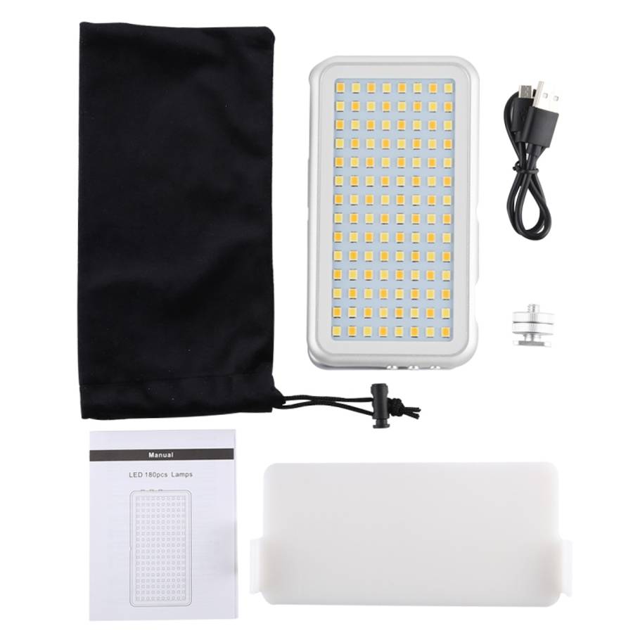LED-013 Pocket 112 LEDs Professional Vlogging Photography Video &amp; Photo Studio Light with OLE...