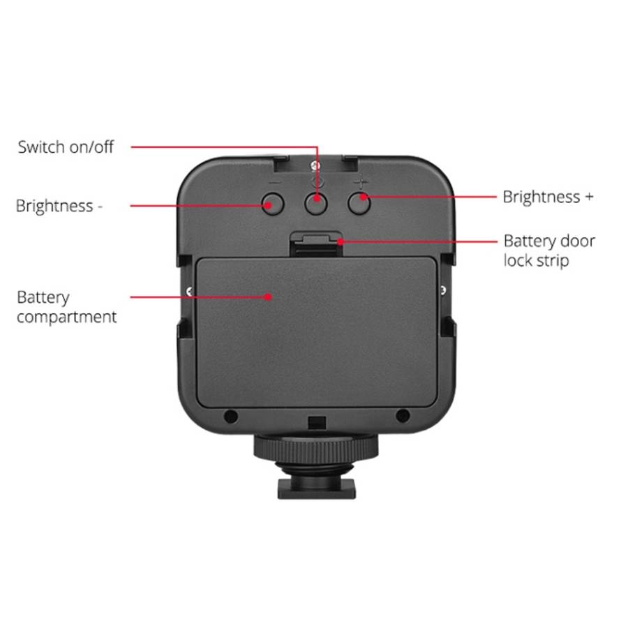 YELANGU LED01 49 LED Video Light for Camera / Video Camcorder, Video Light