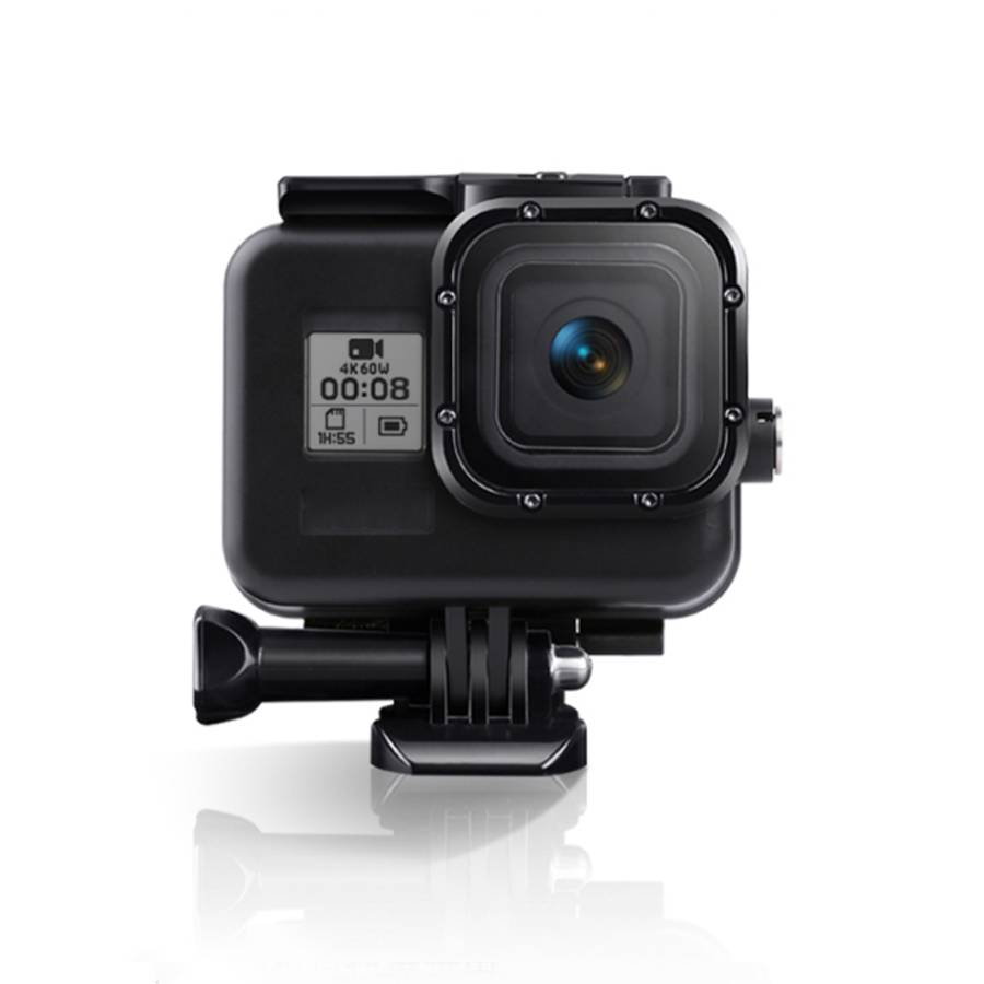 For GoPro HERO8 Black 45m Waterproof Housing Protective Case with Buckle Basic Mount &amp; Screw ...