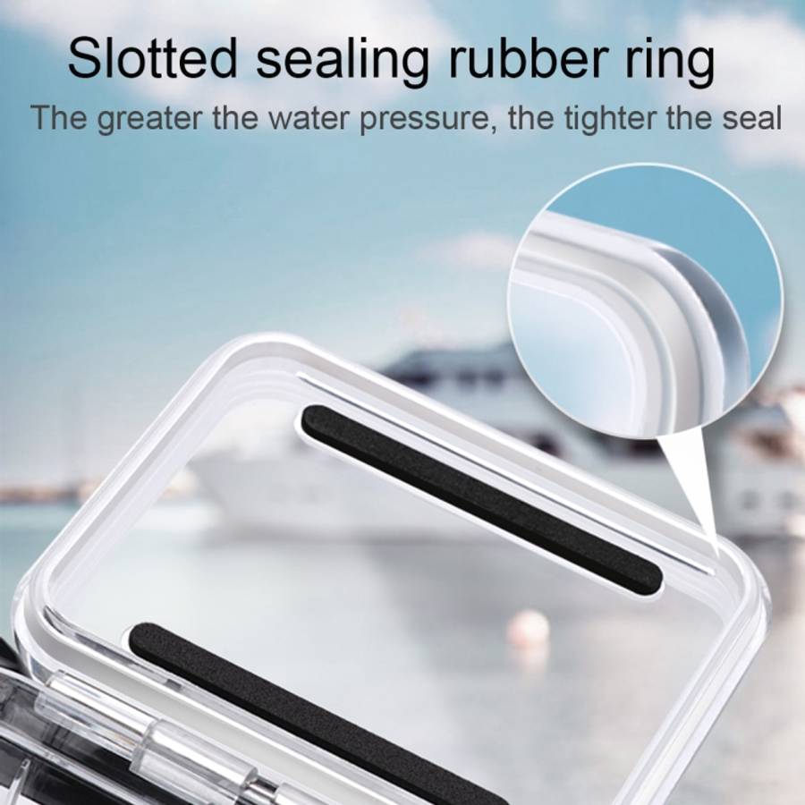 For GoPro HERO8 Black 45m Waterproof Housing Protective Case with Buckle Basic Mount &amp; Screw ...