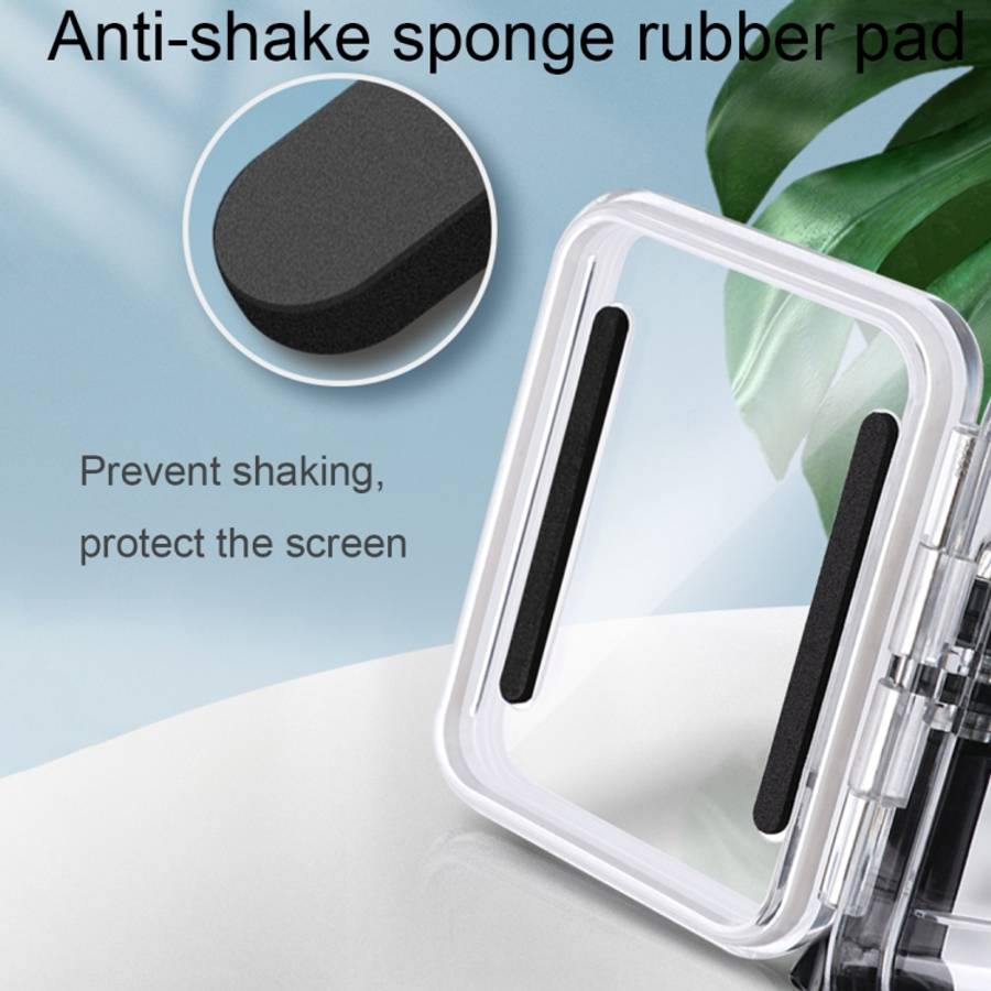 For GoPro HERO8 Black 45m Waterproof Housing Protective Case with Buckle Basic Mount &amp; Screw ...