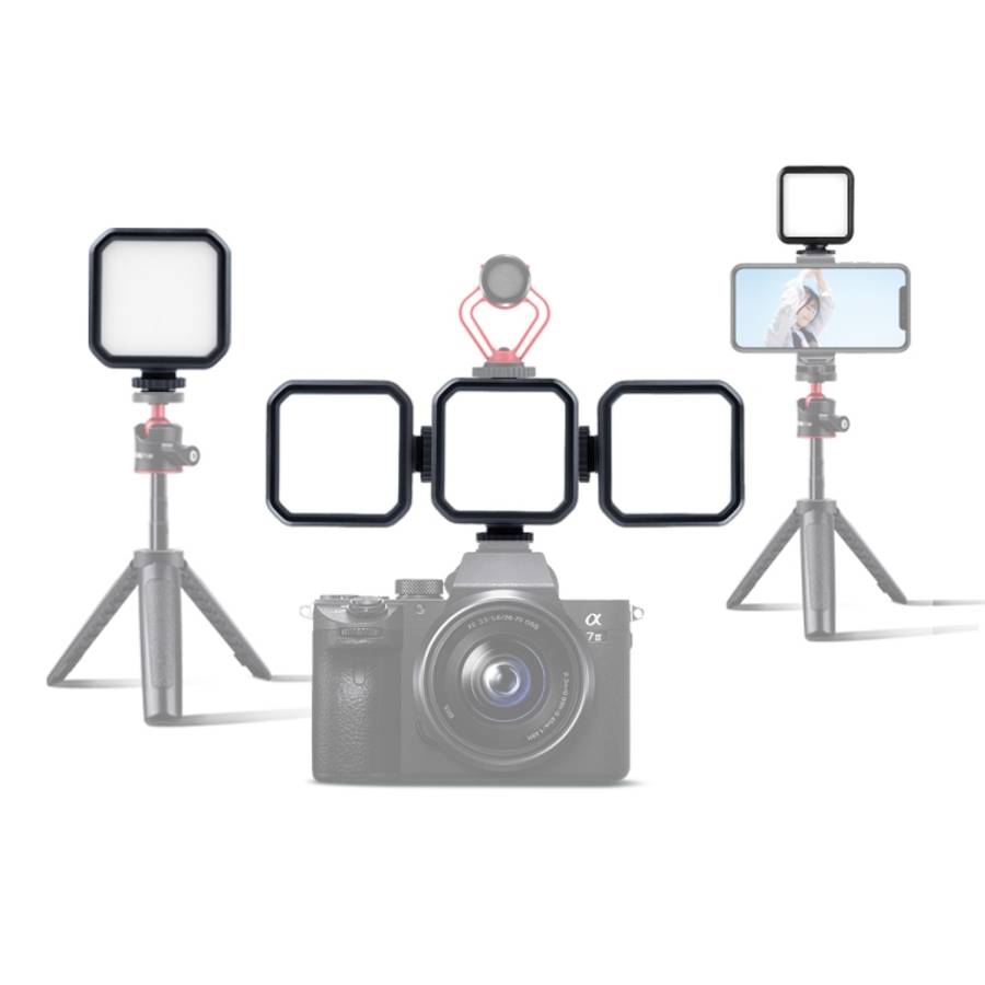 MJ58 Pocket Beauty Fill Light Handheld Camera Photography Streamer LED Light with Remote Control,...