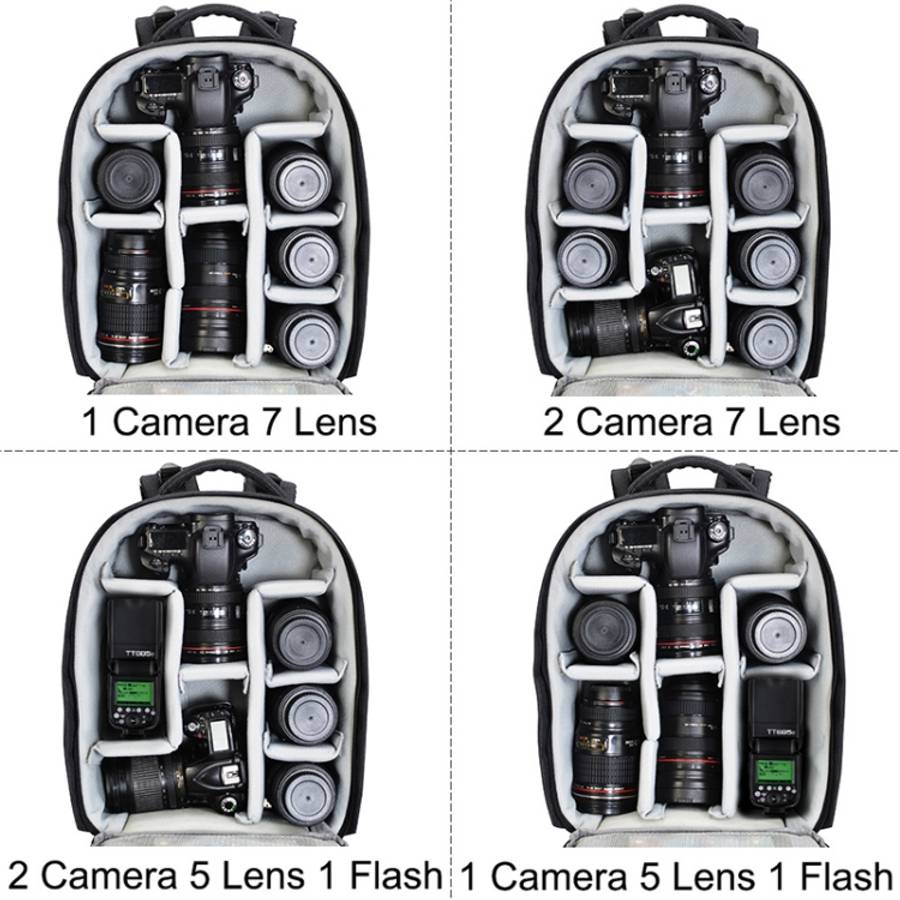 CADeN Multifunctional Shoulder SLR Camera Lens Bag Photography Backpack