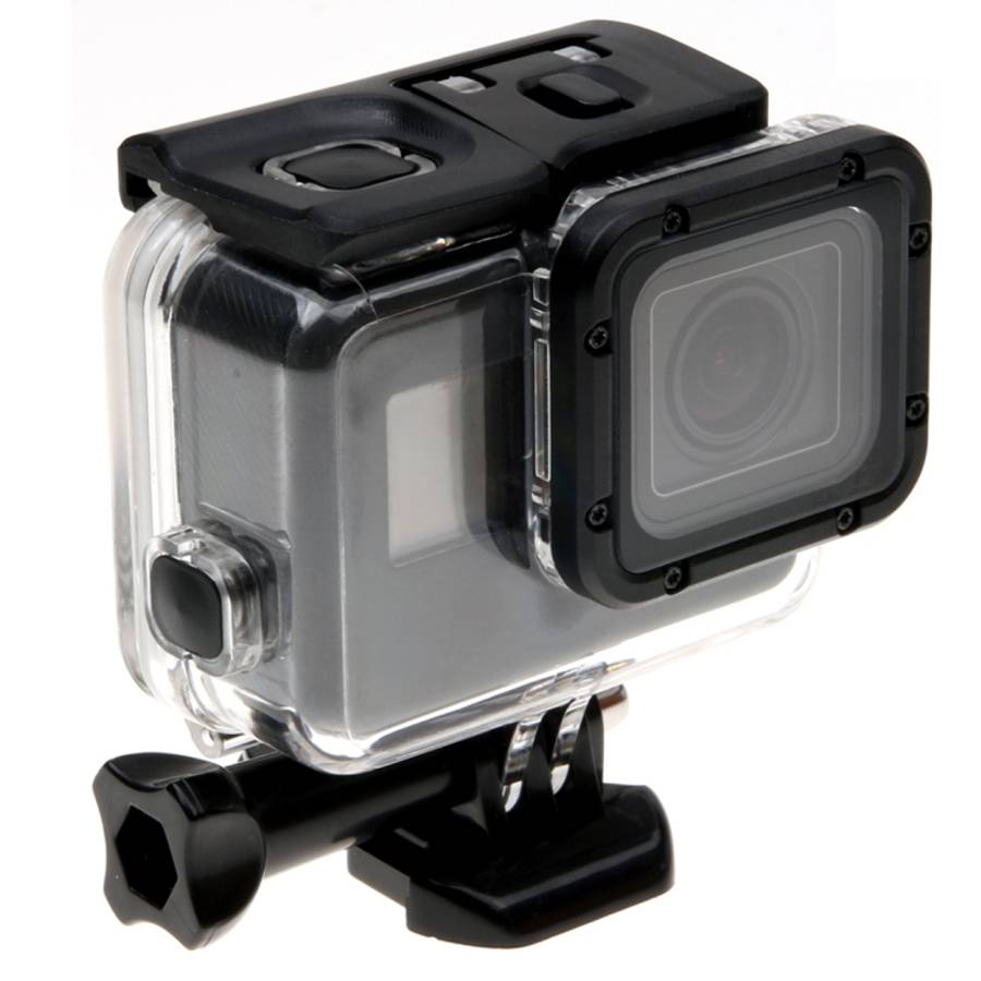 For GoPro HERO6 /5 Skeleton Housing Protective Case + Hollow Back Cover with Buckle Basic Mount &...