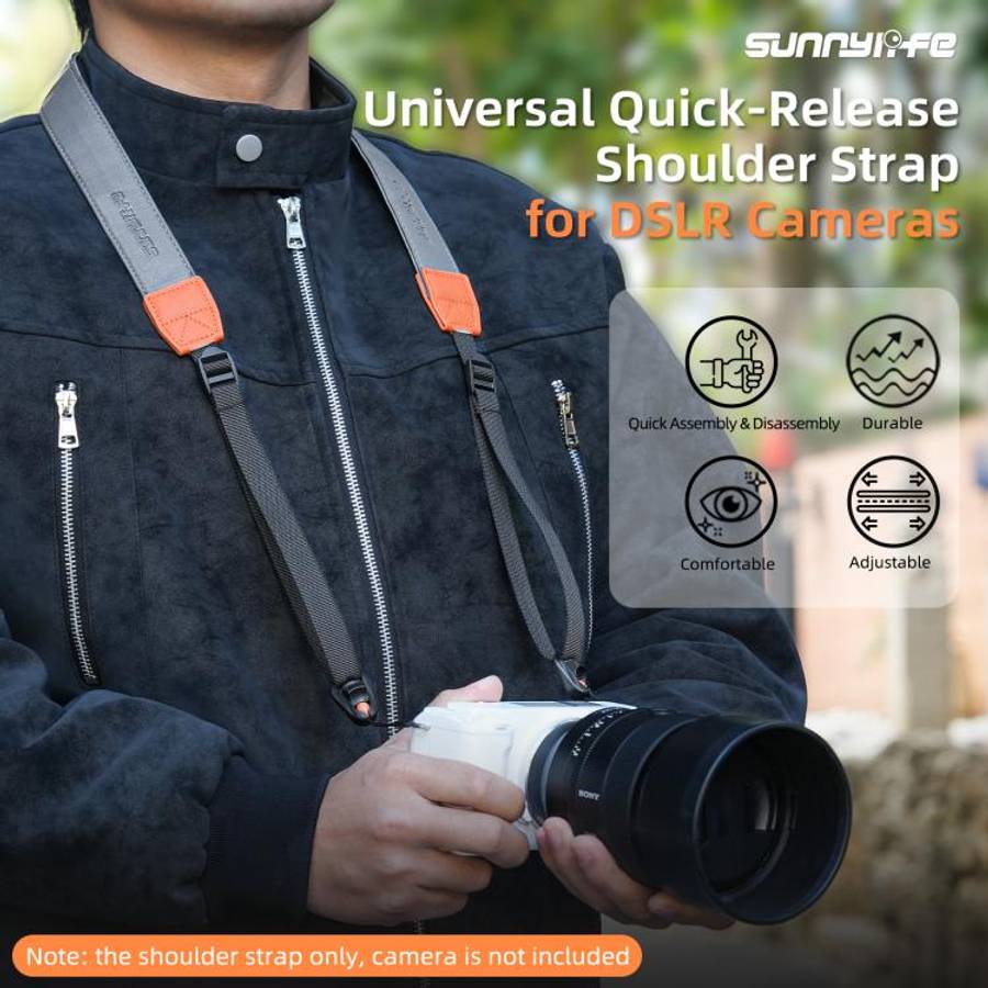 Sunnylife Universal Quick-Release Shoulder Strap Adjustable Shoulder Lanyard 3.2cm-Wide Safe Rope...